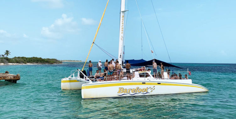 College Spring on a Catamaran in Puerto Rico. 